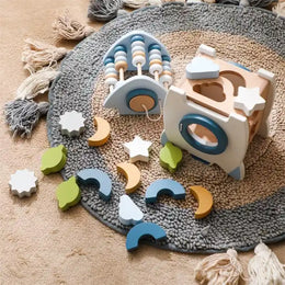 Wooden Rocket Learning Box