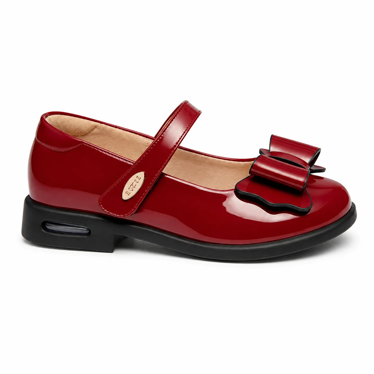Glossy Bow Mary Janes