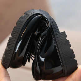 Bow Shine Loafers