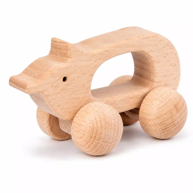 Little Wooden Animal Roller