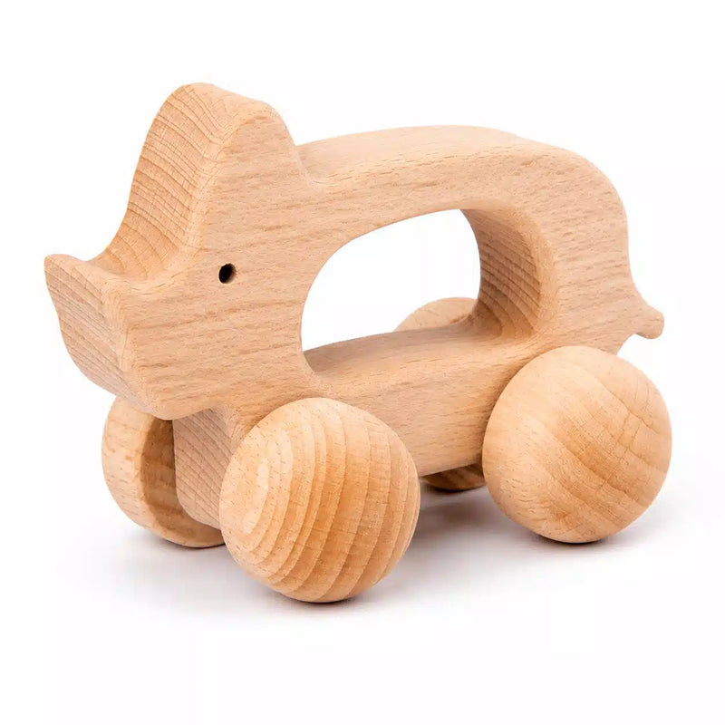 Little Wooden Animal Roller