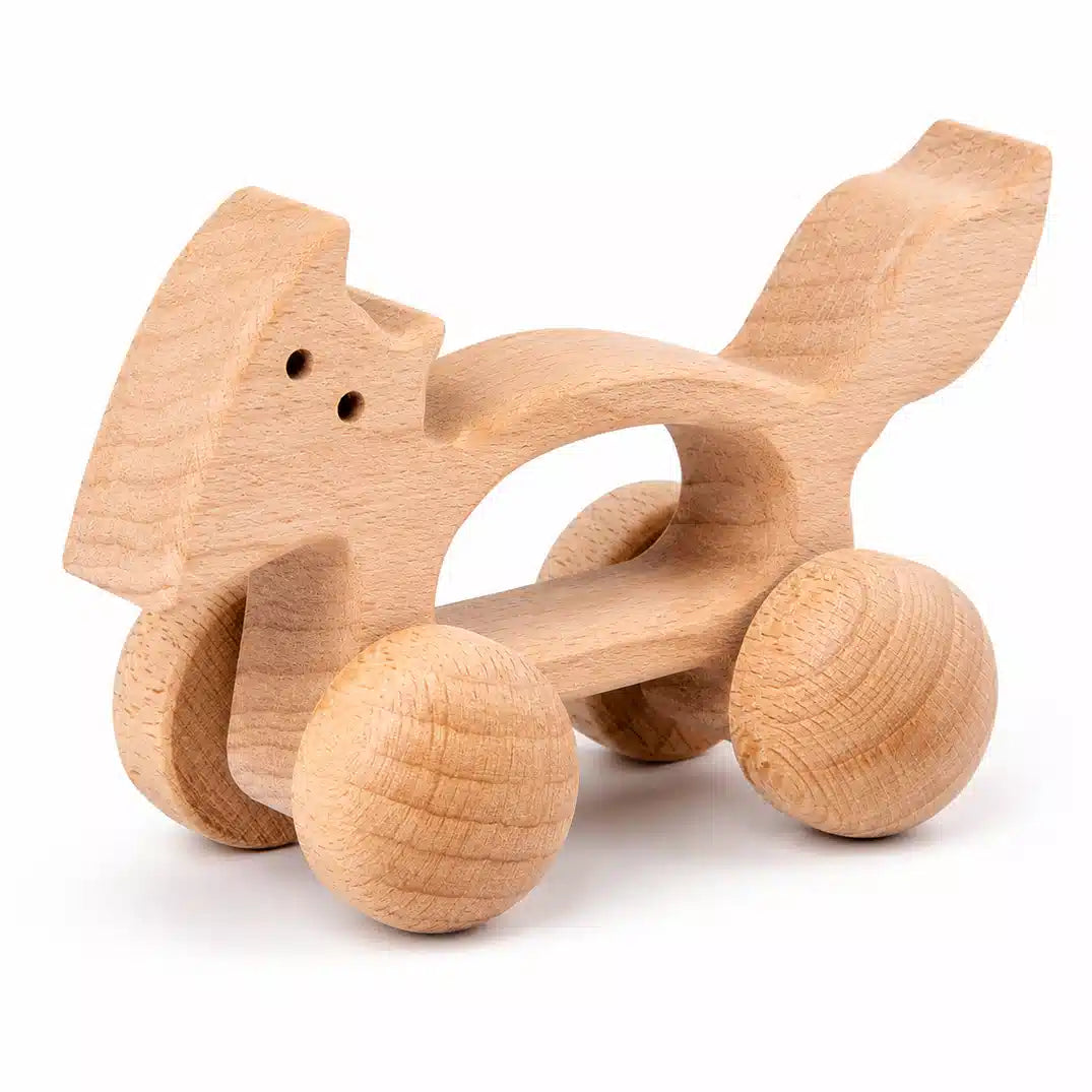 Little Wooden Animal Roller