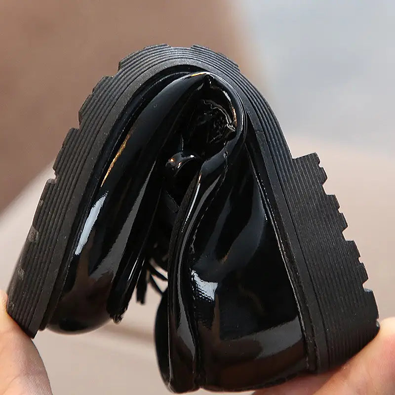 Bow Shine Loafers