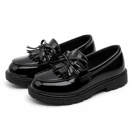 Bow Shine Loafers