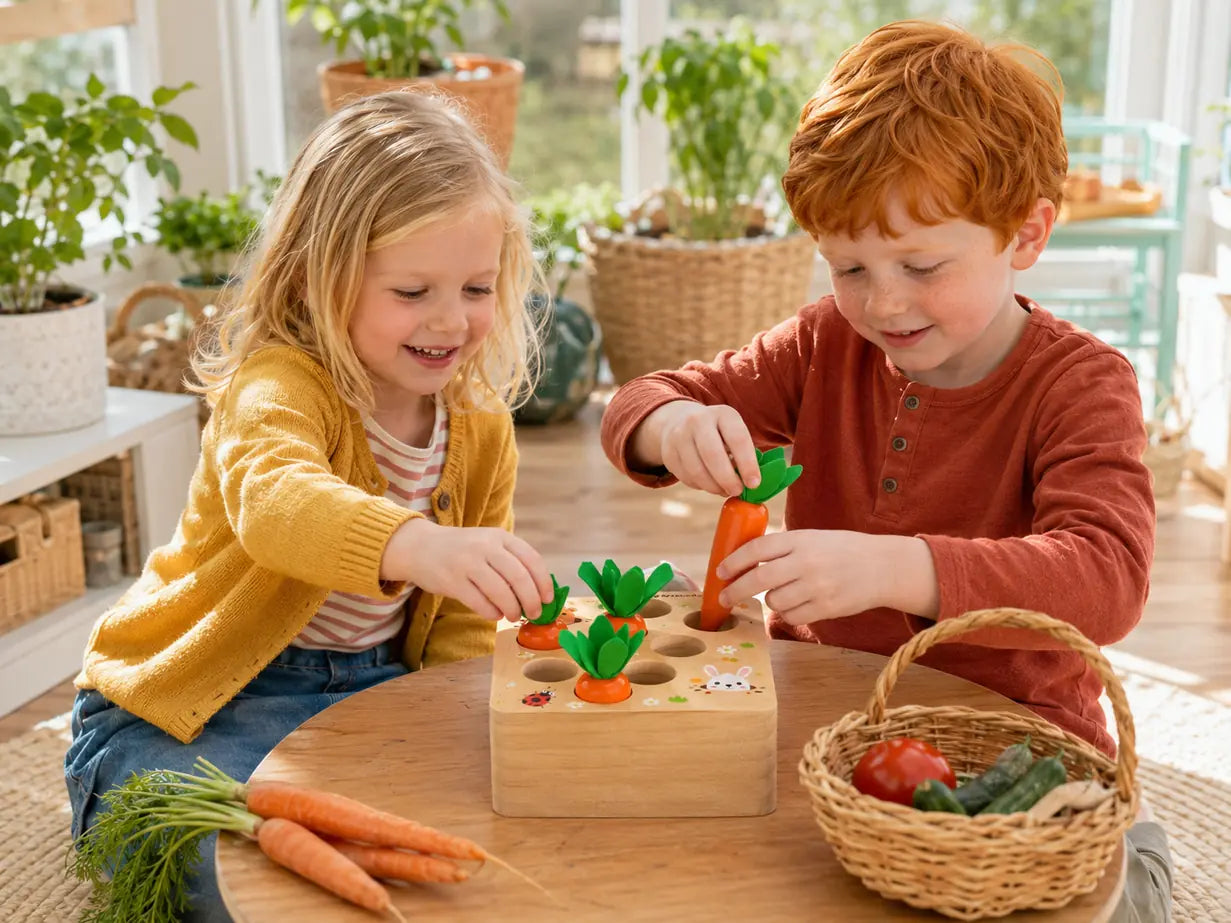 Pull & Play Harvest Carrot Toy