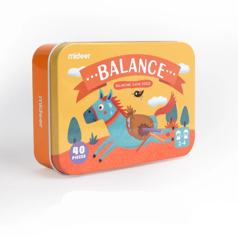 Wooden Animal Balance Stacking Game