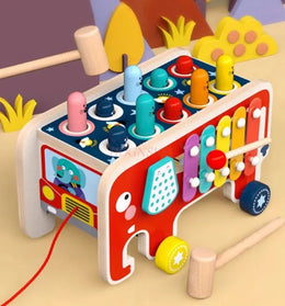 Busy Bus Wooden Pounding Toy
